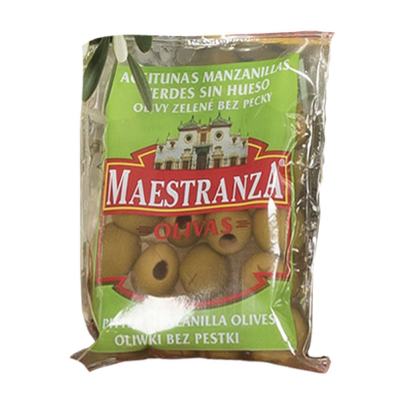Aceitunas Maestranza sin Hueso 180 gr. (Caja x30)