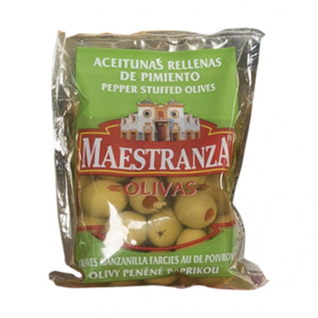 Aceitunas Maestranza Rellenas de Pimiento 180 gr.