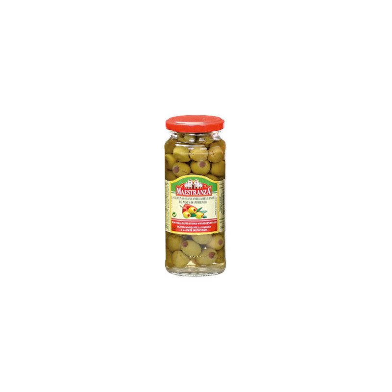 Aceitunas Maestranza Rellenas de Pimiento 340 gr.
