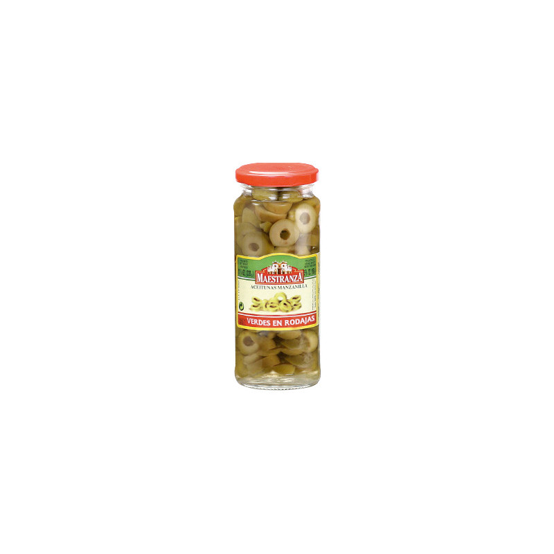 Aceitunas Maestranza Cortadas en Rodajas 340 gr.